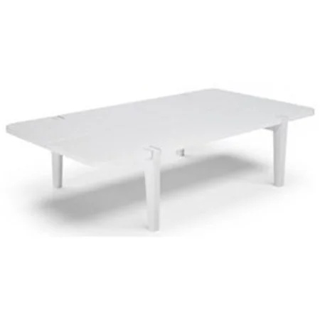 Rectangular Table with Central Cut